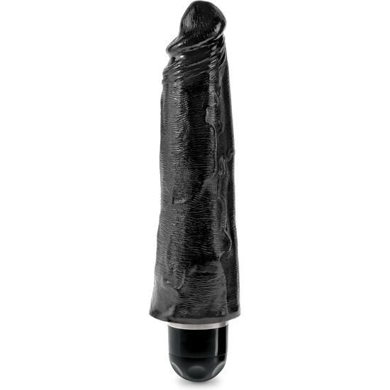 KING COCK 20 CM VIBRADOR STIFFY NEGRO
