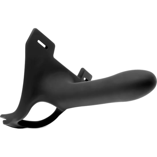 ZORO PENE SILICONA 14 CM CON ARNÉS NEGRO