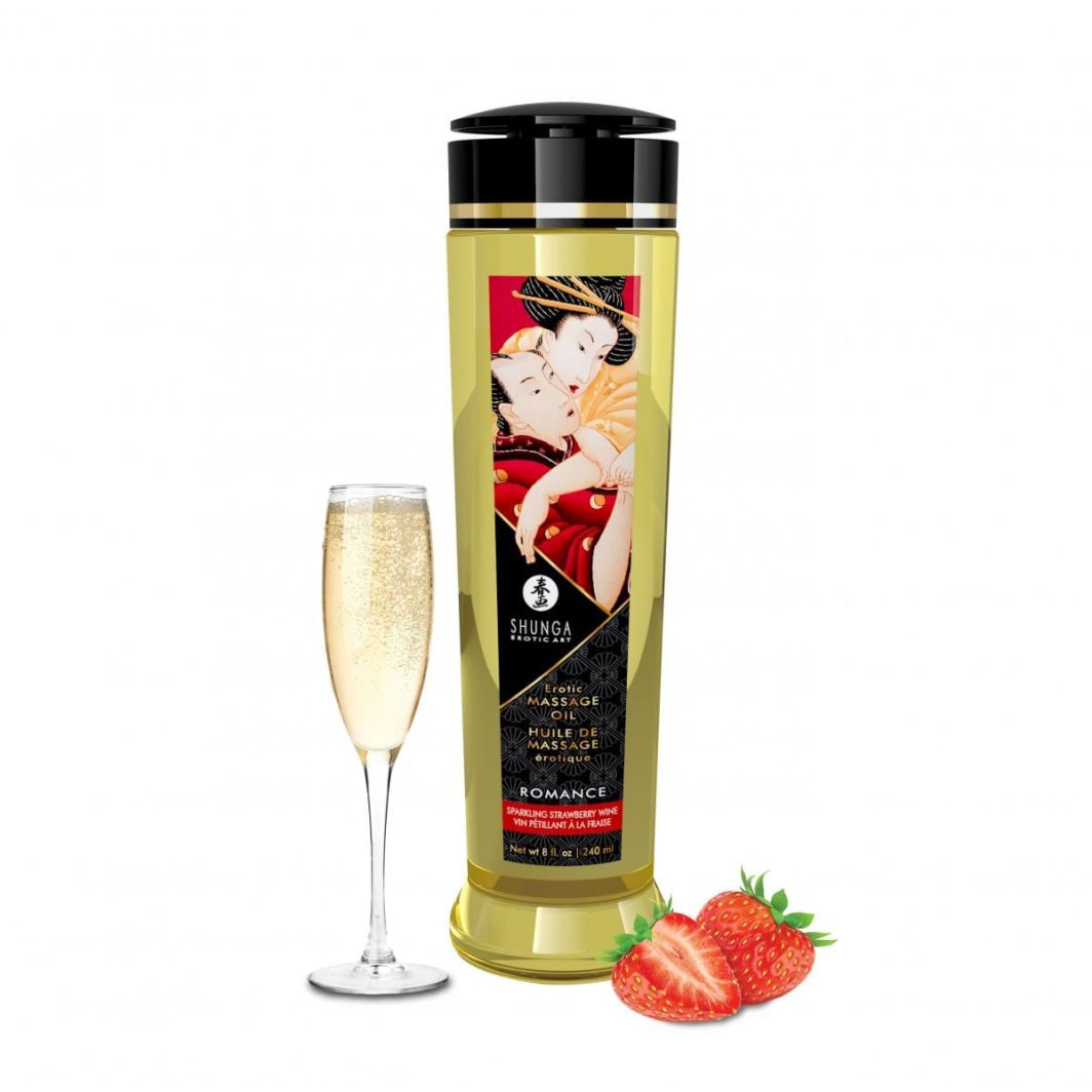 ACEITE MASAJE ROMANCE FRESAS CHAMPAGNE 240 ML