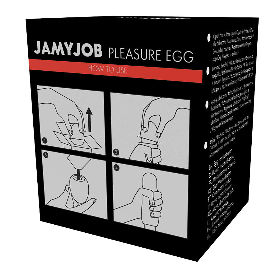 JAMYJOB HUEVO MASTURBADOR DISCRETO VERSION BLACK TRY - Imagen 9