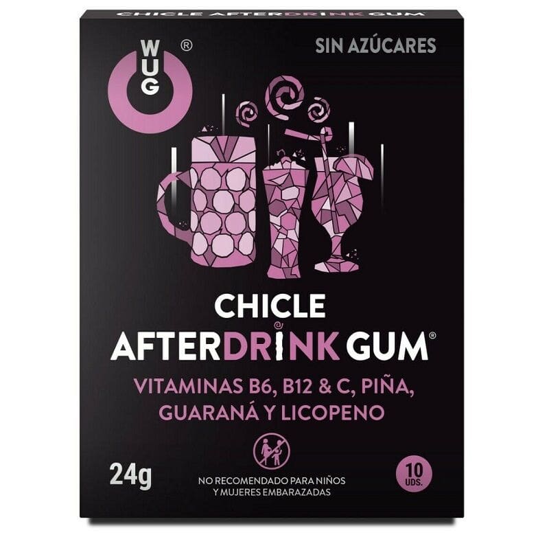 WUG GUM CHICLE AFTER DRINK 10 UDS - Imagen 2