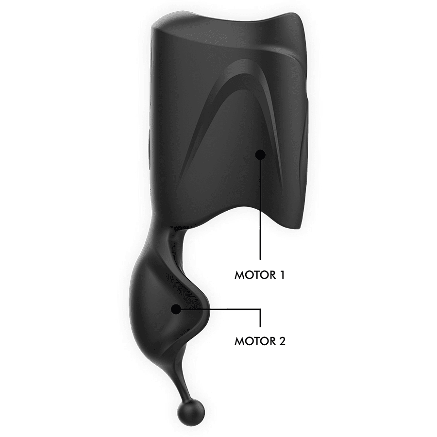 JAMYJOB MASTURBADOR STROKER VIBRADOR 2 MOTORES - Imagen 5