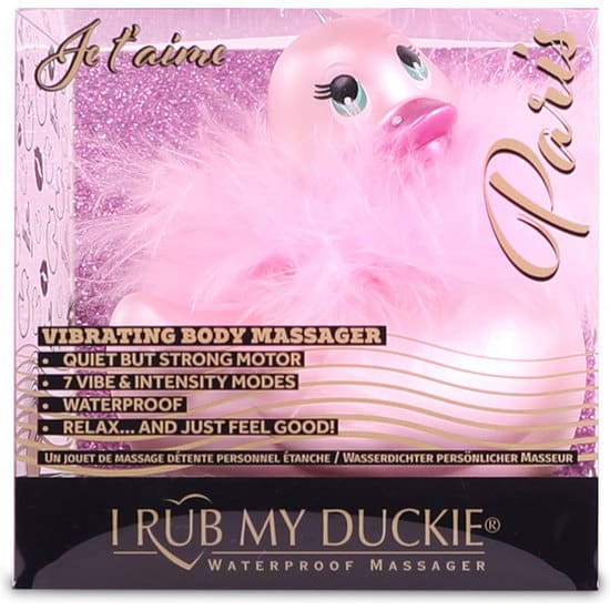PATITO VIBRADOR ROSA - I RUB MY DUCKIE PARIS CLASSIC - Imagen 3