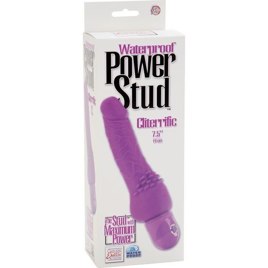 POWER STUD CLITERRIFIC VIBRADOR REALÍSTICO MORADO