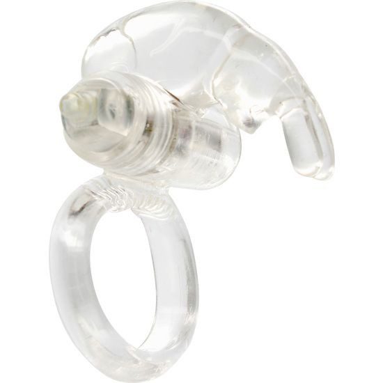ANILLO VIBRADOR DE SILICONA TRANSPARENTE