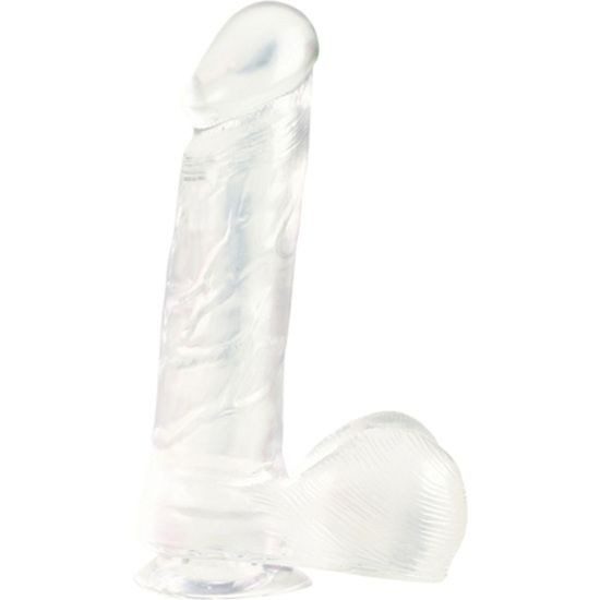 DONG DILDO REALÍSTICO TRANSPARENTE