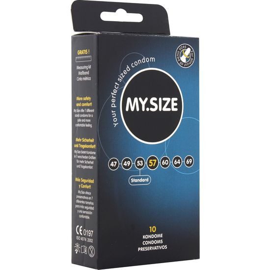MY SIZE PRESERVATIVOS 57 MM 10 UDS