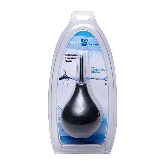 ENEMA SILICONA NEGRO