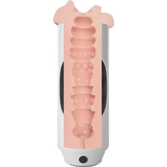 PDX MEGA GRIP MASTURBADOR MASCULINO VAGINA BLANCO