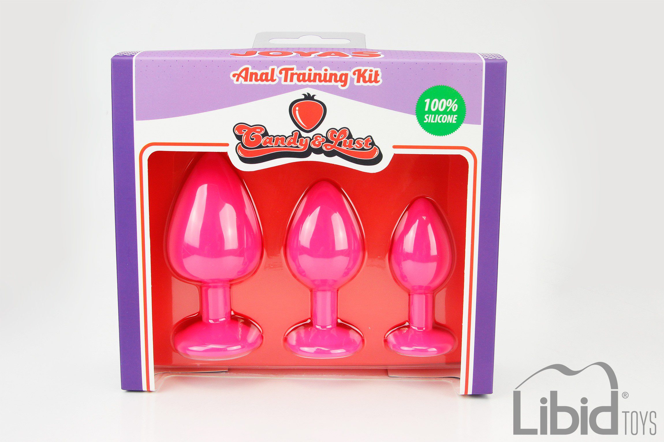CANDY LUST JOYA ANAL TRAINING KIT ROSA