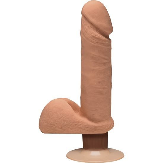 THE PERFECT D PENE VIBRADOR 18CM CARAMELO