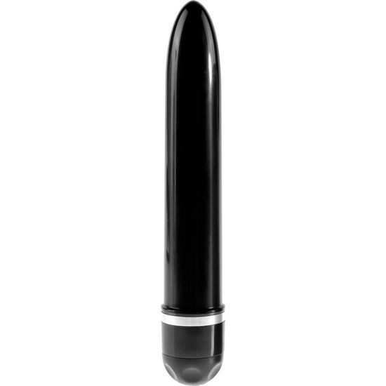KING COCK 20 CM VIBRADOR STIFFY NEGRO