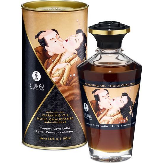 SHUNGA ACEITE EFECTO CALOR CREMA LOVE LATTE 100 ML