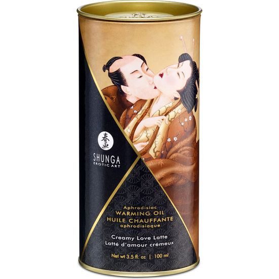 SHUNGA ACEITE EFECTO CALOR CREMA LOVE LATTE 100 ML