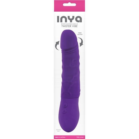 INYA TWISTER - PENE VIBRADOR MORADO