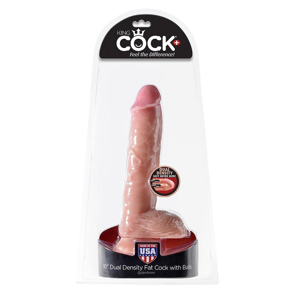 DUAL DENSITY FAT COCK 10 FLESH"