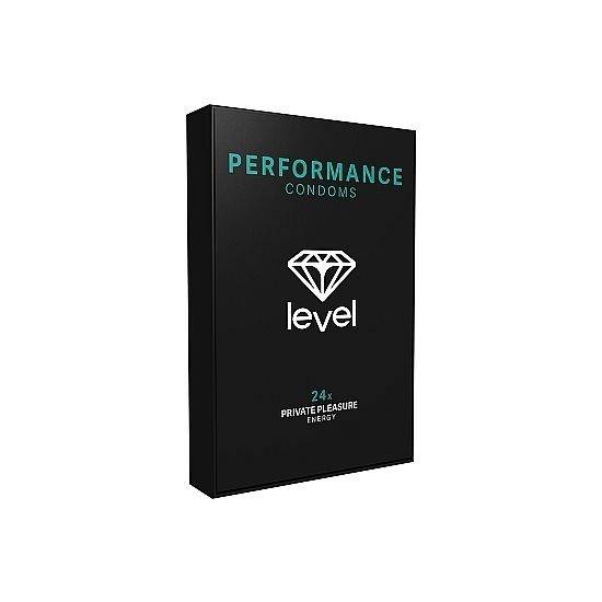 PRESERVATIVOS LEVEL PERFORMANCE CONDOMS - 24UDS