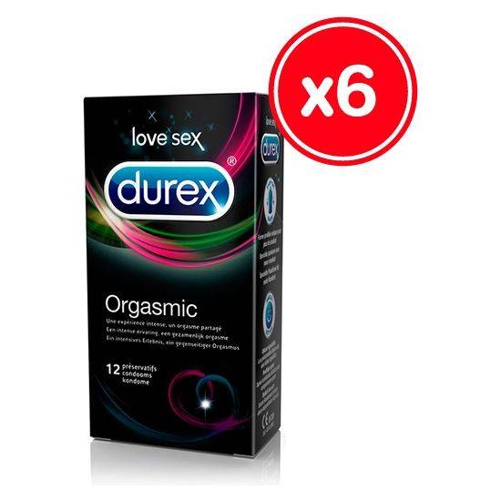 DUREX ORGASMIC 12 UDS (6 CAJAS)