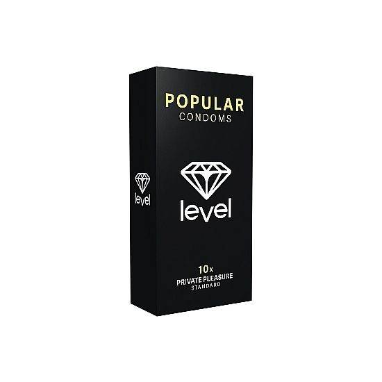 PRESERVATIVOS LEVEL POPULAR CONDOMS - 10UDS