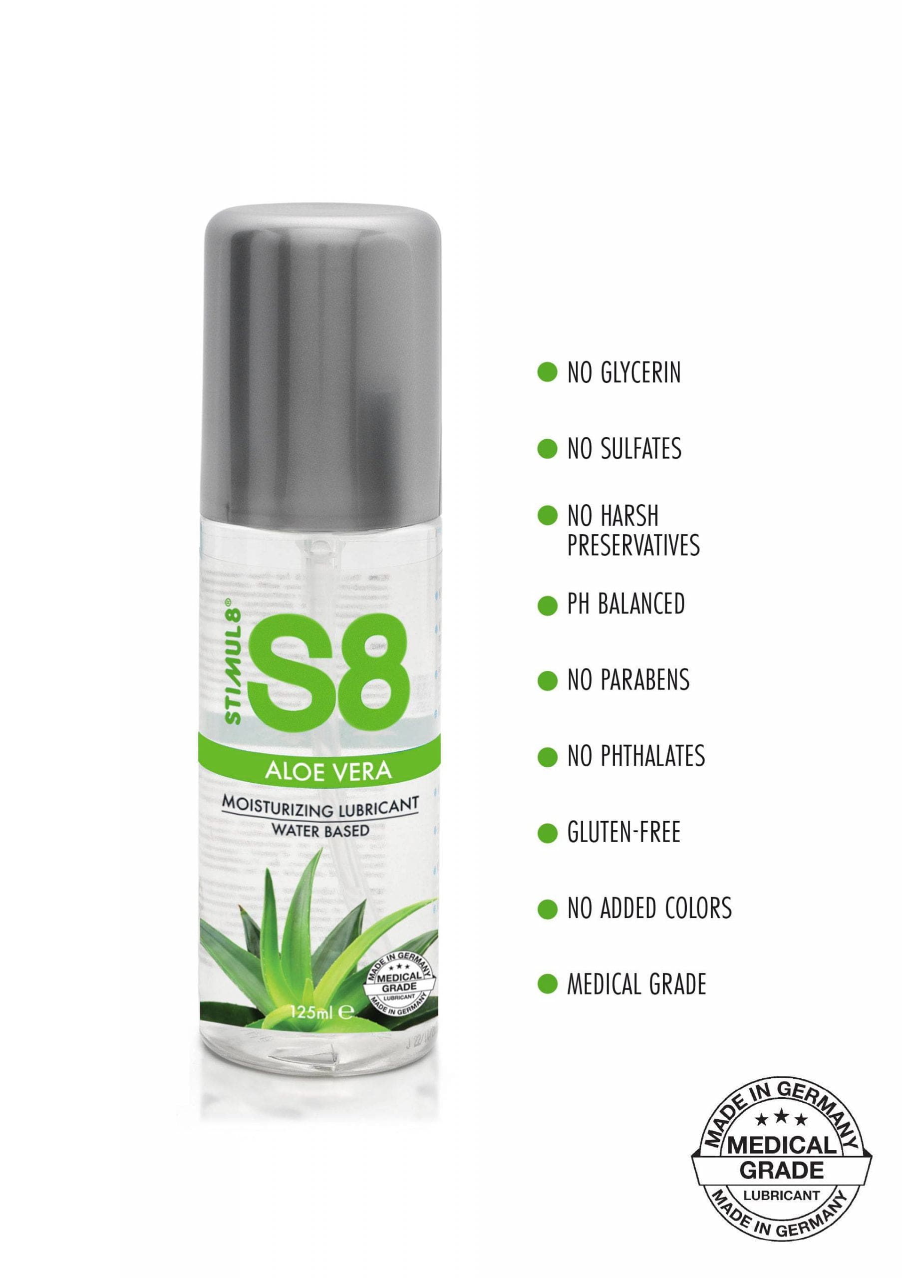 S8 WB ALOE VERA LUBE 125ML