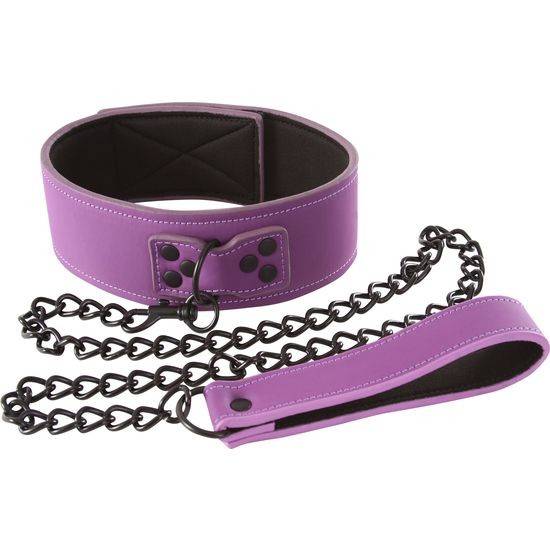 LUST BONDAGE COLLAR - MORADO