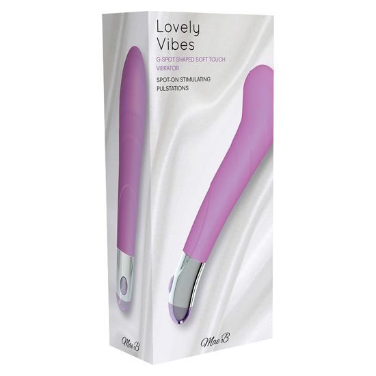 LOVELY VIBES G-SPOT VIBRADOR TACTO SUAVE LILA