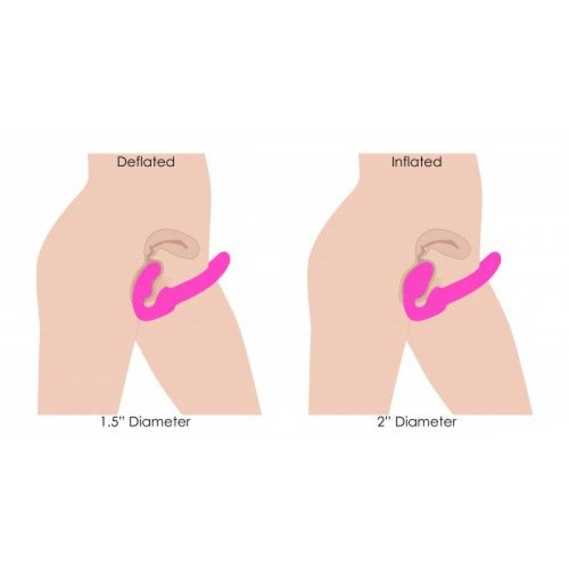 ARNES INFLABLE PARA MUJER USB VIBRADOR C/ MANDO ROSA