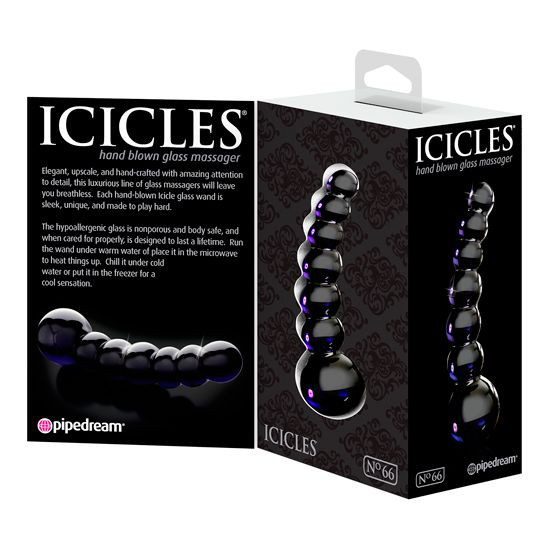 ICICLES NUMERO 66 MASAJEADOR DE CRISTAL