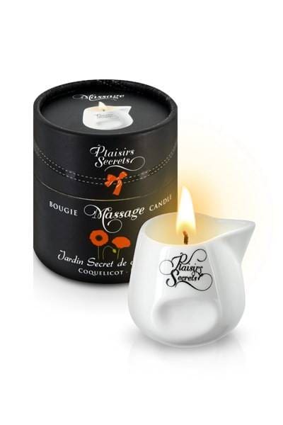 PLAISIRS SECRETS VELA MASAJE AMAPOLA 80 ML