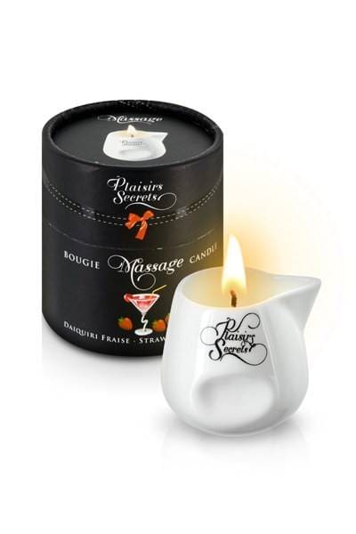 PLAISIRS SECRETS VELA MASAJE DAIKIRI FRESA 80 ML