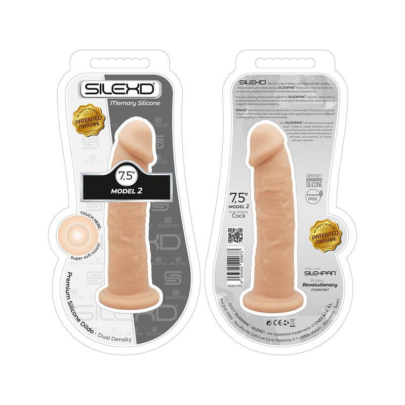 Dildo Dual Density Silicone Mod. 2 - 7.5