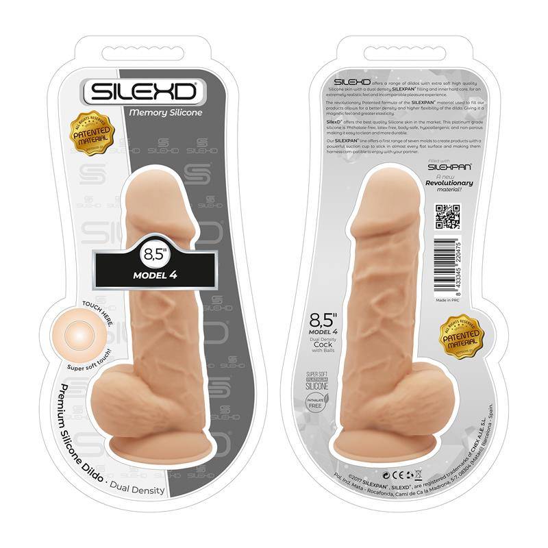 Dildo Dual Density Silicone Mod. 4 - 8.5