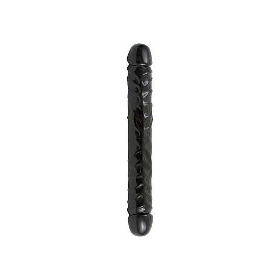JR VEINED PENE DOBLE 30 CM NEGRO