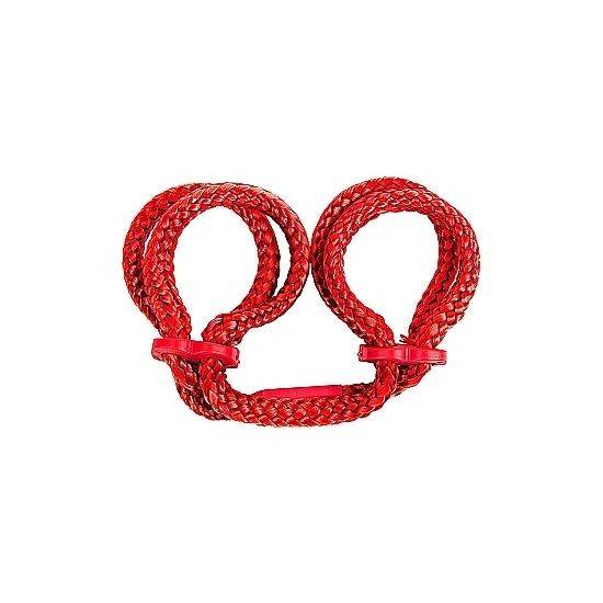 JAPANESE LOVE ESPOSAS PARA TOBILLOS DE SEDA - ROJO