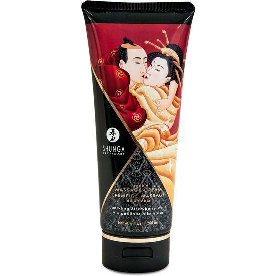 SHUNGA CREMA MASAJE FRESAS CON CAVA 200 ML