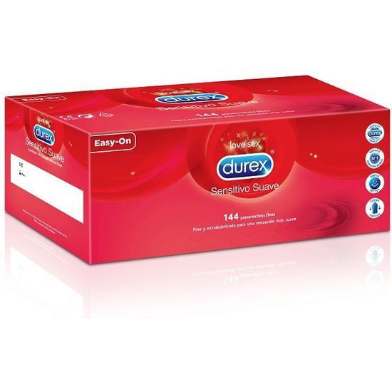 DUREX SENSITIVO SUAVE 144 UDS