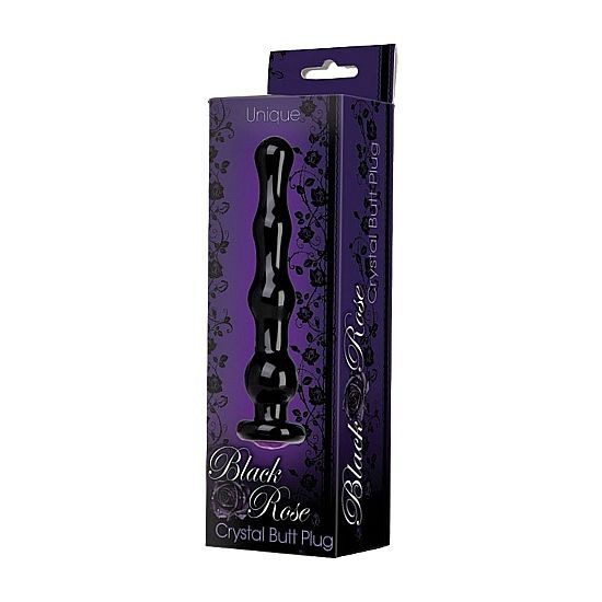 UNIQUE PLUG ANAL DE CRISTAL NEGRO