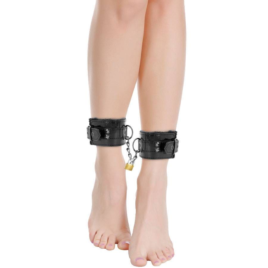 DARKNESS ESPOSAS CUERO AJUSTABLES PIES NEGRO