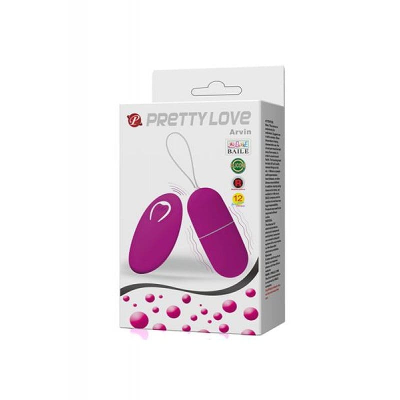 HUEVO VIBRADOR C/MANDO ARVIN FUCSIA 12 FUNCIONES