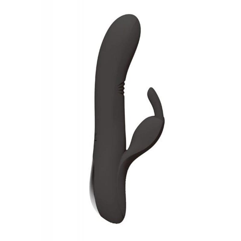 VIBRADOR DYLAN NEGRO CON ESTIMULADOR PUNTO G - Imagen 4