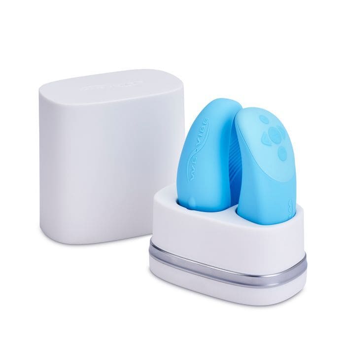WE VIBE CHORUS VIBRADOR PAREJAS CON CONTROL SQUEEZE CELESTE - Imagen 3