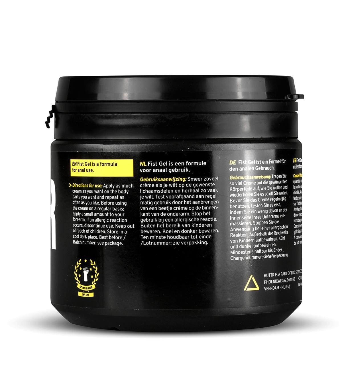 BUTTR GEL PENETRACIÓN CON LA MANO 500 ML - Imagen 3