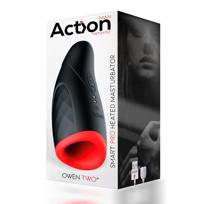 ACTION OWEN TWO MASTURBADOR PRESIÓN VARIABLE SMART PRO FUNCIÓN DE CALOR USB - Imagen 5
