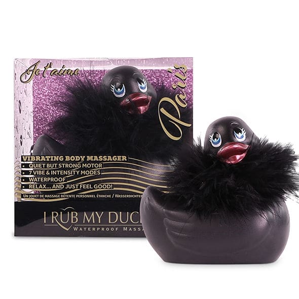 I RUB MY DUCKIE 2.0 | PATO VIBRADOR PARIS (BLACK) - Imagen 2