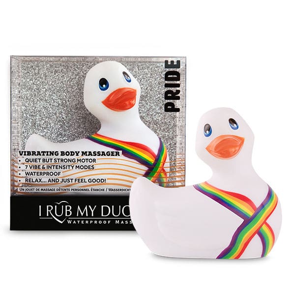 I RUB MY DUCKIE 2.0 | PATO VIBRADOR PRIDE (WHITE) - Imagen 3