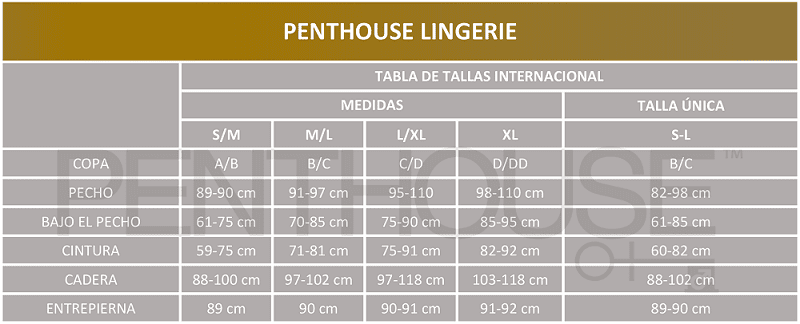 PENTHOUSE HYPNOTIC POWER BABYDOLL BLACK S/L - Imagen 5