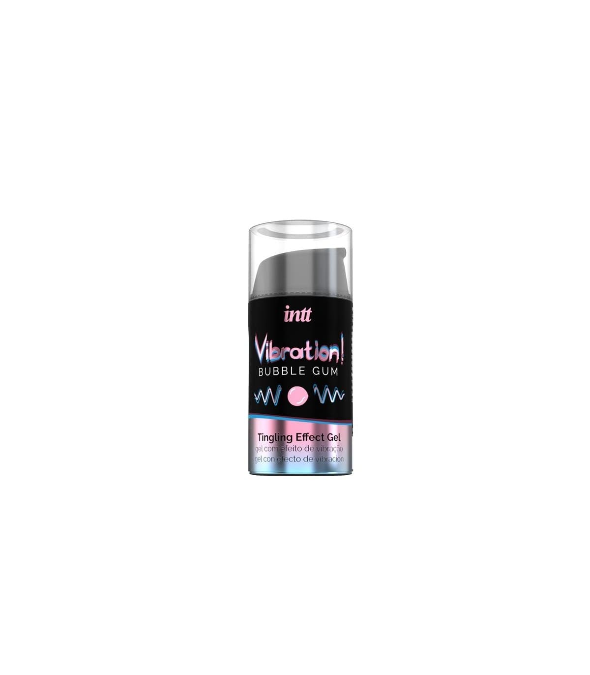 VIBRADOR LÍQUIDO INTT CHICLE 15 ML - Imagen 3