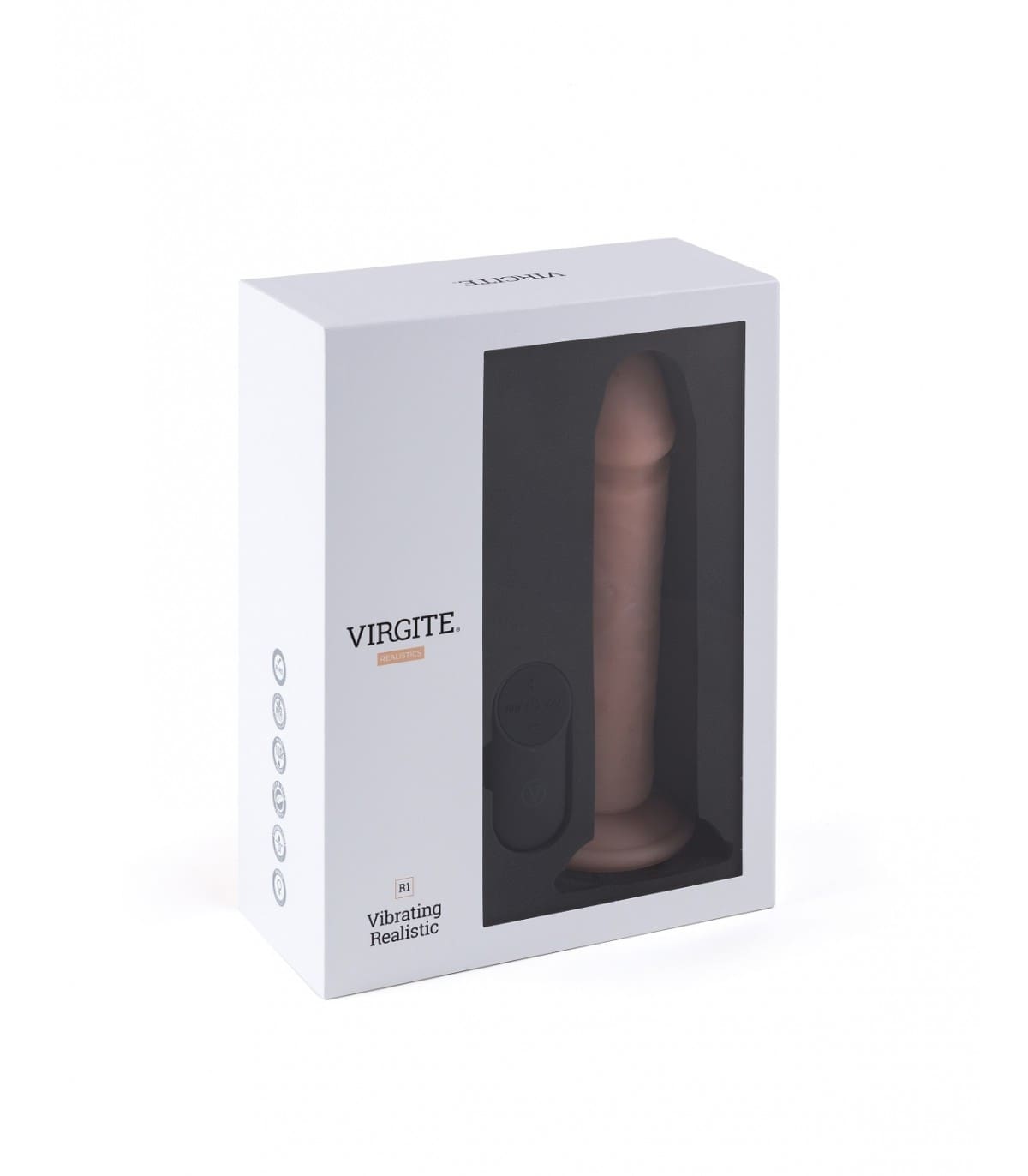 VIBRADOR REALÍSTICO "R1" 19CM C/ CONTROL REMOTO - Imagen 5