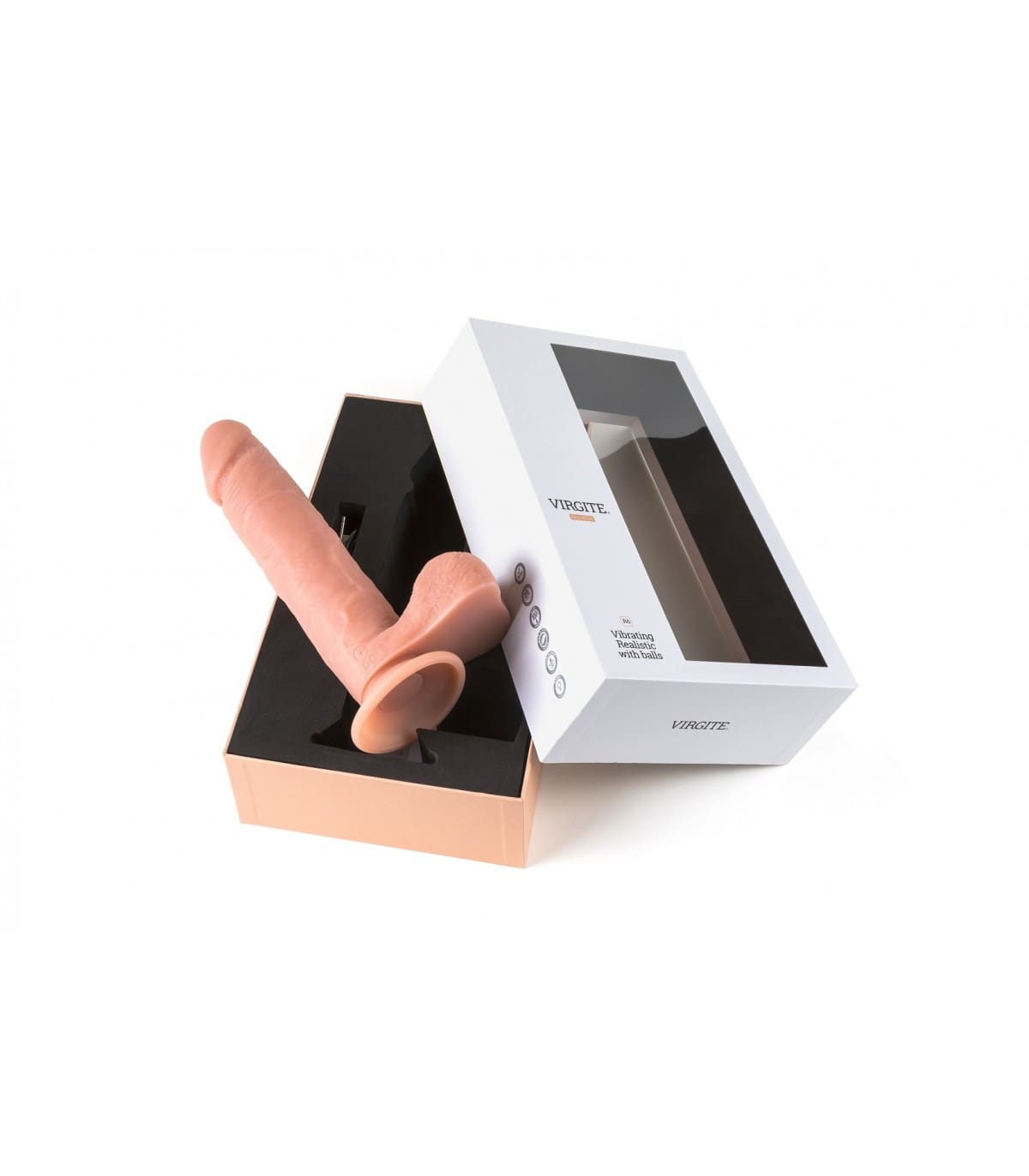 VIBRADOR REALÍSTICO "R6" 24.5CM C/ CONTROL REMOTO - Imagen 8