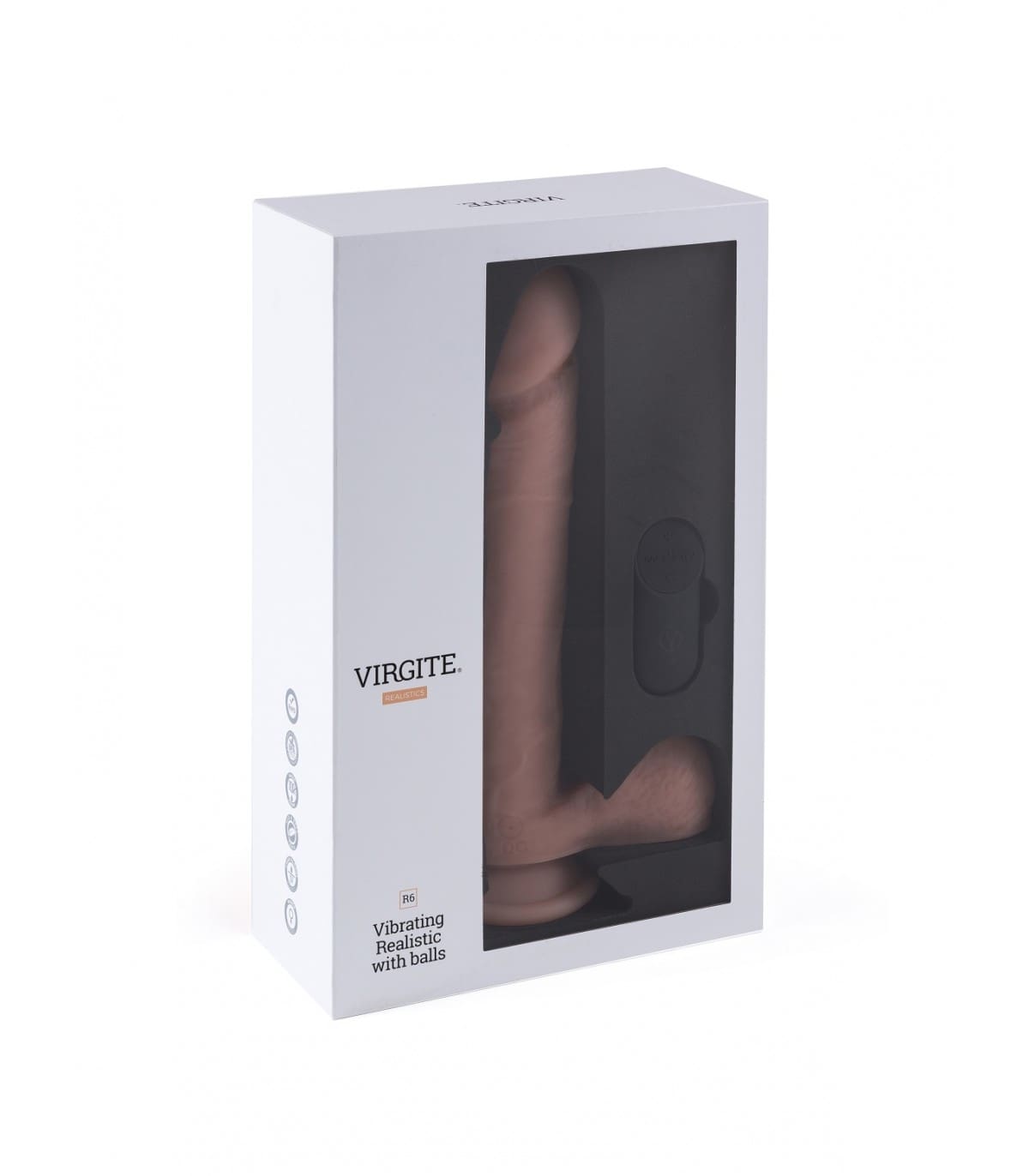 VIBRADOR REALÍSTICO "R6" 24.5CM C/ CONTROL REMOTO - Imagen 6
